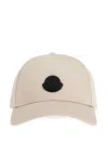 Moncler Logo-patch Baseball Cap In Neutrals