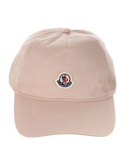 Pre-owned Moncler Logo Patch Baseball Cap In Neutrals