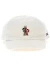 Moncler Grenoble Men Logo Patch Cap In White