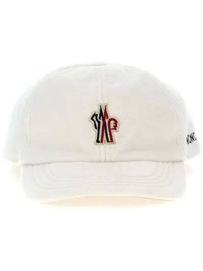 Moncler Logo-patch Baseball Cap In White