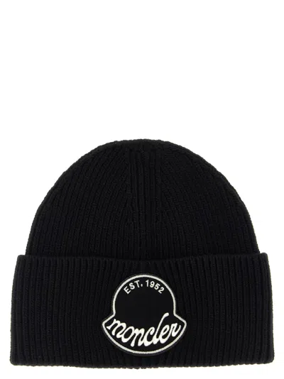 MONCLER LOGO PATCH BEANIE
