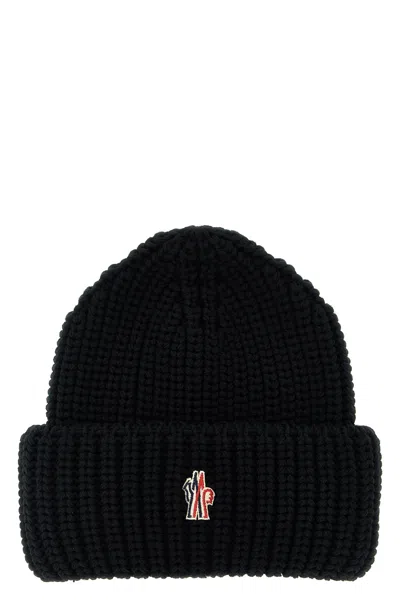 MONCLER LOGO PATCH BEANIE