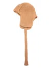 Moncler Logo-patch Beanie In Brown