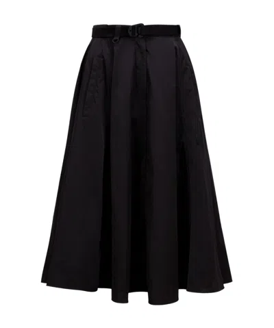 MONCLER MONCLER BUCKLE DETAILED SKIRT