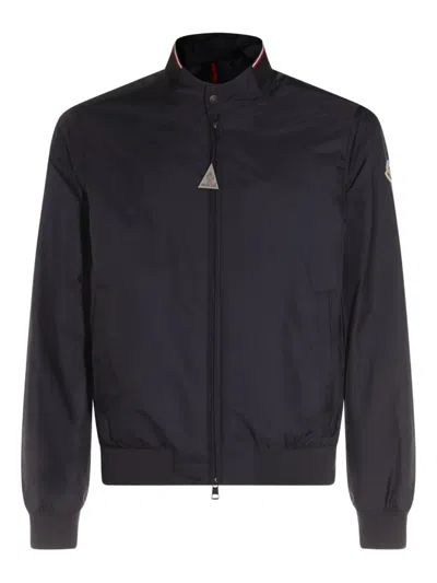 Moncler Luserna Jacket Jackets Blue In Black