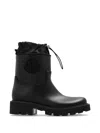 Moncler Kickstream Waterproof Rain Boot In Black