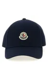 Moncler Logo Patch Cap Hats Blue