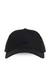 Moncler Logo Patch Cap In Black