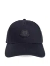 Moncler Logo-patch Cap In Blue