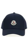 Moncler Logo-patch Detail Baseball Cap In Blue
