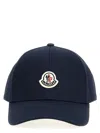 Moncler Logo-patch Detail Baseball Cap In Blue