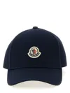 Moncler Logo Patch Cap Hats Blue