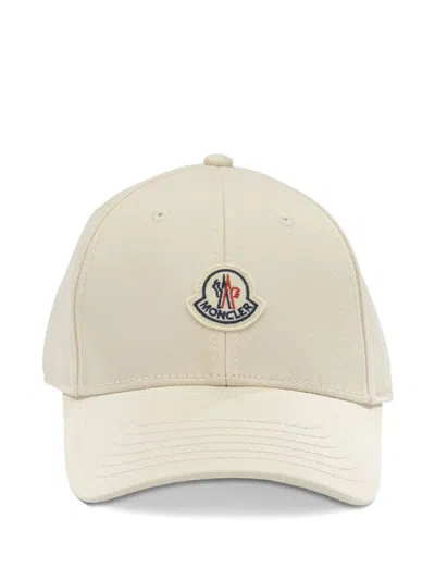 Moncler Logo-patch Cap In White