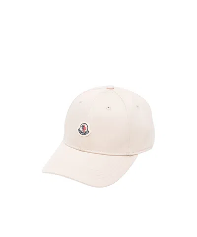 Moncler Logo-patch Cap In White