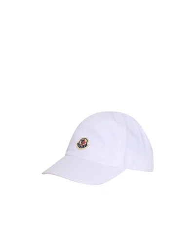 Moncler Logo-patch Cap In White