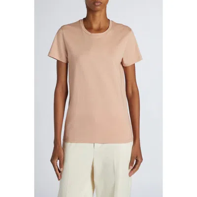 MONCLER MONCLER LOGO PATCH COTTON JERSEY T-SHIRT