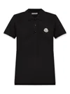 Moncler Logo Patch Cotton Pique Polo Shirt Clothing