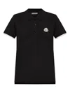 Moncler Logo Patch Cotton Pique Polo Shirt Clothing