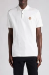 Moncler Ss Polo In White