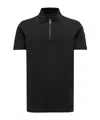 Moncler Poloshirt Mit Reissverschluss In Black