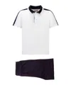 Moncler Logo-patch Cotton Short Set (set Of Two) In White