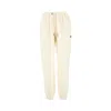 Moncler Logo Patch Drawstring Sweatpants In White