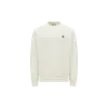 Moncler Logo Patch Crew-neck Jumper In White