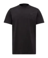 Moncler Black Solid Crew Neck T-shirt In Black