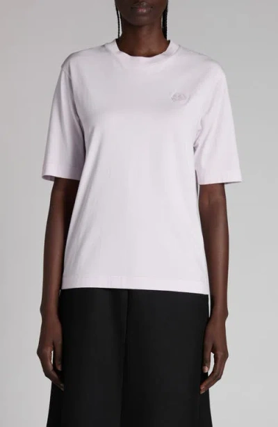Moncler Logo Patch Cotton T-shirt In White