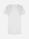 Moncler Logo-patch Cotton T-shirt In Black