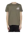Moncler T-shirt Uni En Coton In Green