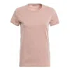 Moncler Patch Logo Crew Neck T-shirt In Pink