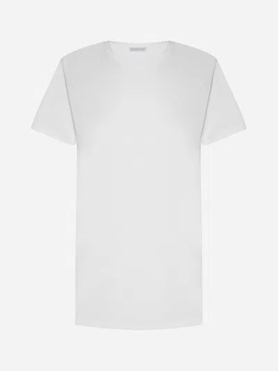 MONCLER LOGO-PATCH COTTON T-SHIRT