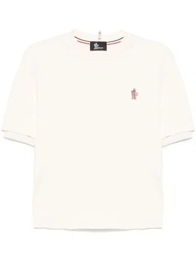 MONCLER LOGO-PATCH COTTON T-SHIRT