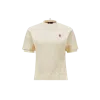 Moncler Logo Patch Cotton T-shirt White In White