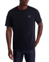 Moncler Logo-patch Cotton T-shirt In Blue