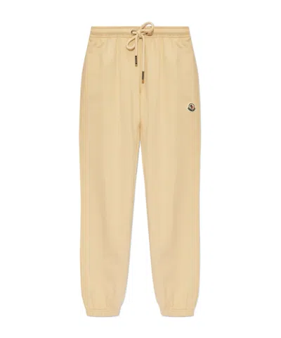 MONCLER MONCLER LOGO PATCH TRACK PANTS