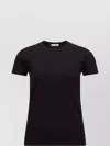 Moncler Logo Patch Crew Neck Cotton Jersey T-shirt