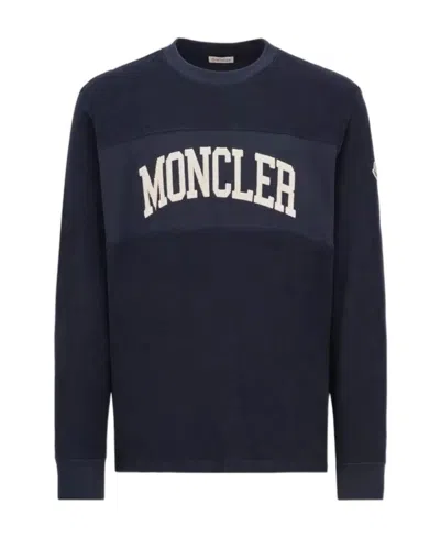 Moncler navy sweatshirt new arrivals