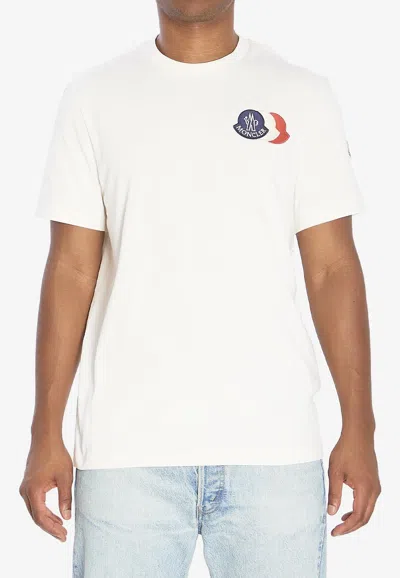 MONCLER LOGO PATCH CREWNECK T-SHIRT