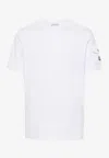Moncler Logo-patch Cotton T-shirt In White