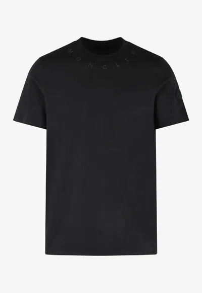 MONCLER LOGO PATCH CREWNECK T-SHIRT
