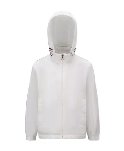 Moncler Logo-patch Detachable Hoodie In White