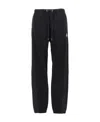 Moncler Shell-trimmed Cotton-jersey Track Pants In Black