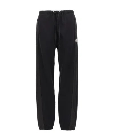 MONCLER MONCLER LOGO PATCH DRAWSTRING JOGGERS