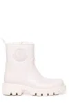 MONCLER MONCLER LOGO PATCH DRAWSTRING ROUND TOE BOOTS