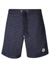 Moncler Blue Swim Boxers In Blue