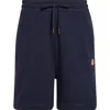 Moncler X Gilga Farm By Donald Glover Drawstring Patch-pocket Shorts In Blue