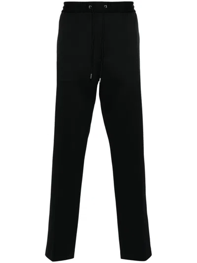 Moncler Tapered-hose Mit Kordelzug In Black