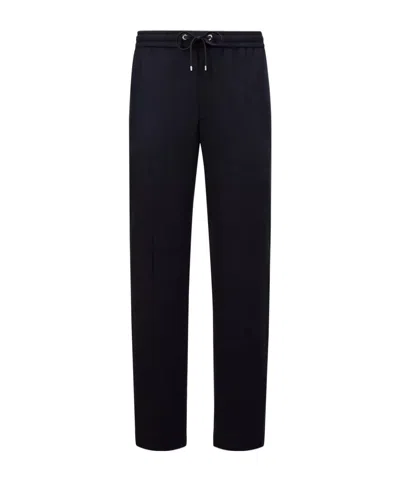 MONCLER MONCLER LOGO PATCH DRAWSTRING PANTS